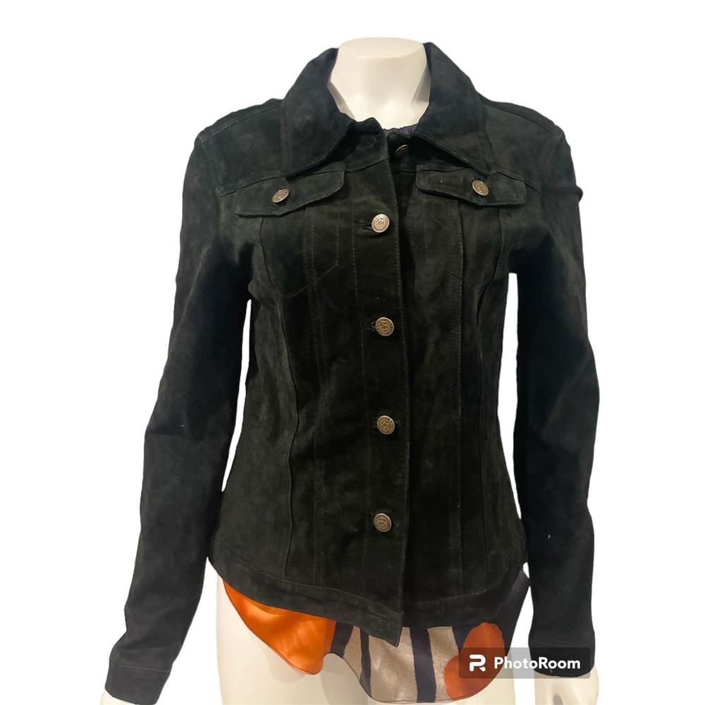 For Joseph‎ vintage black suede jacket S